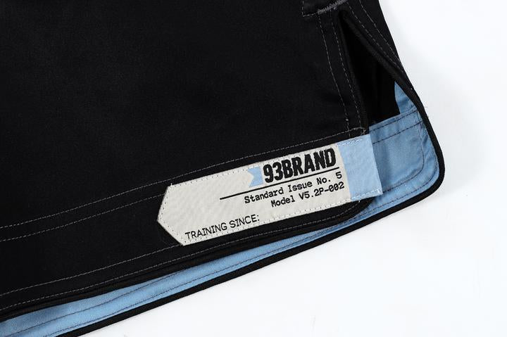 93brand Standard Issue Shorts 2-PACK (Regular Length) Black & Pale Blue