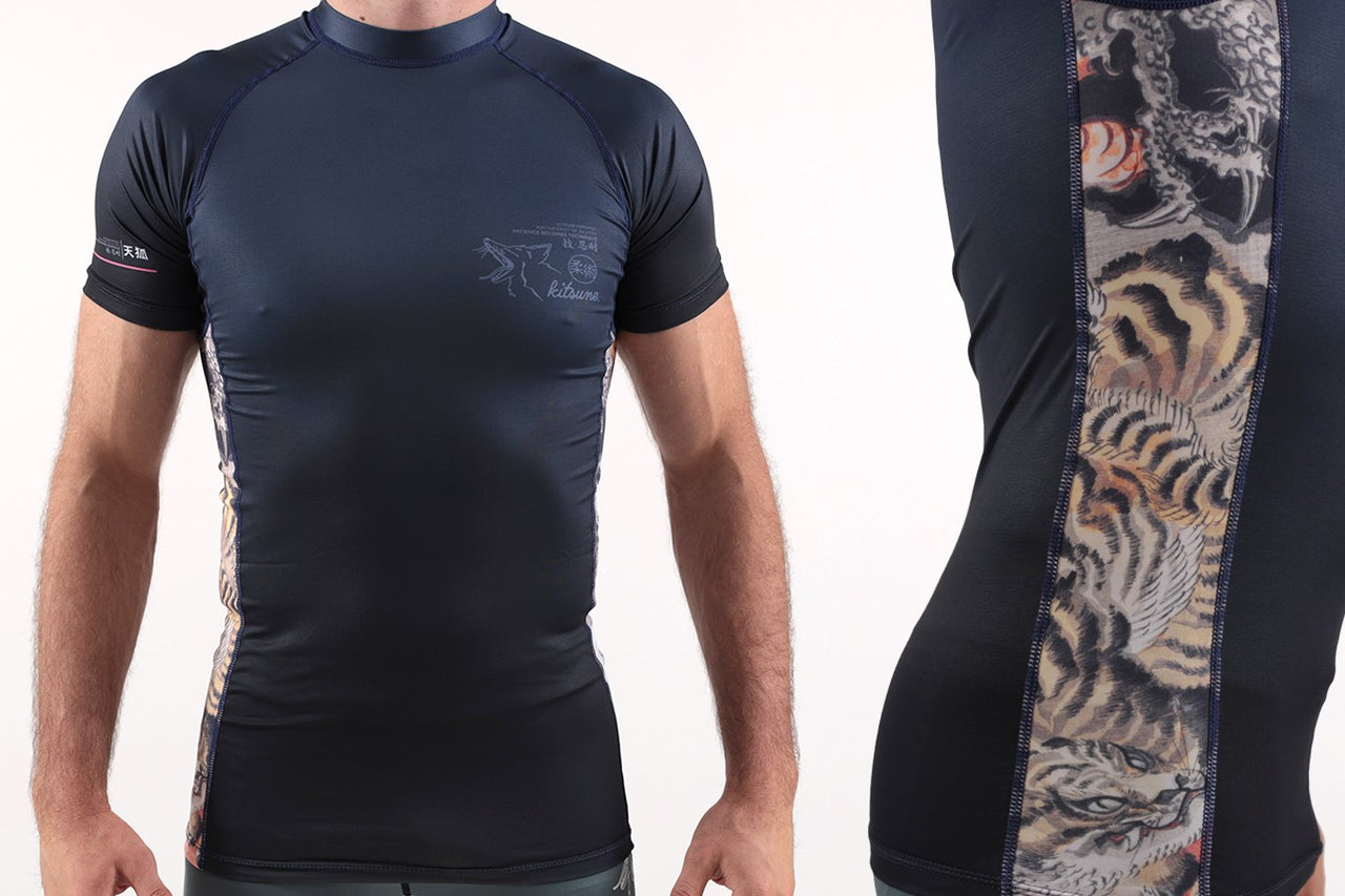 Kitsune "Hydro" Short-Sleeve Men's Rash Guard