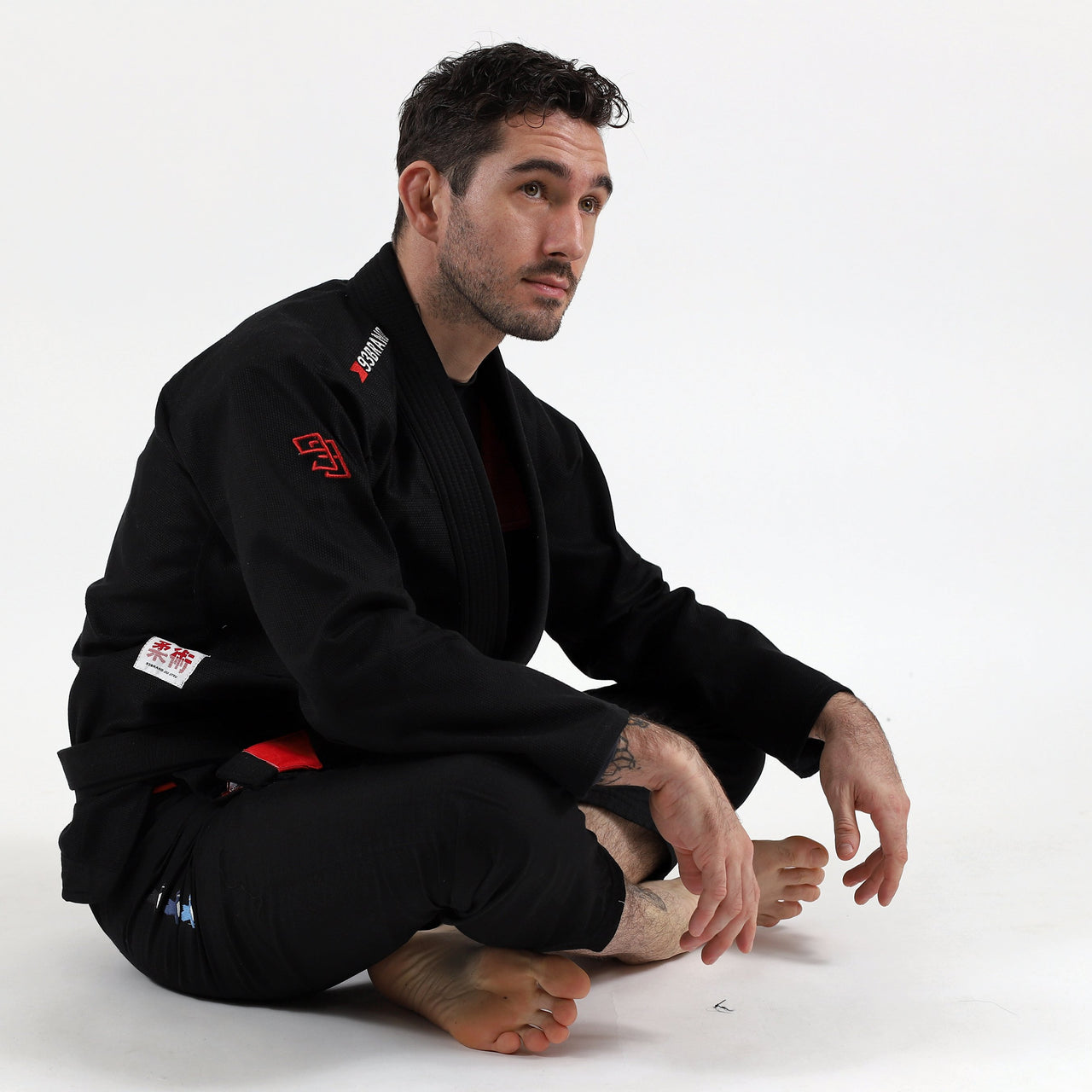 93brand "Goose Feather" Lightweight Black Jiu Jitsu Gi