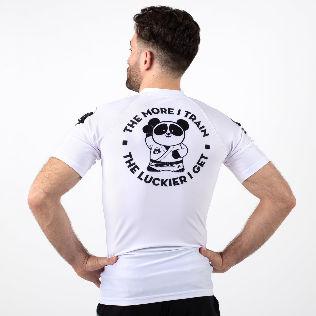 Inverted Gear "Lucky Panda" Ranked Short Sleeve Rash Guard