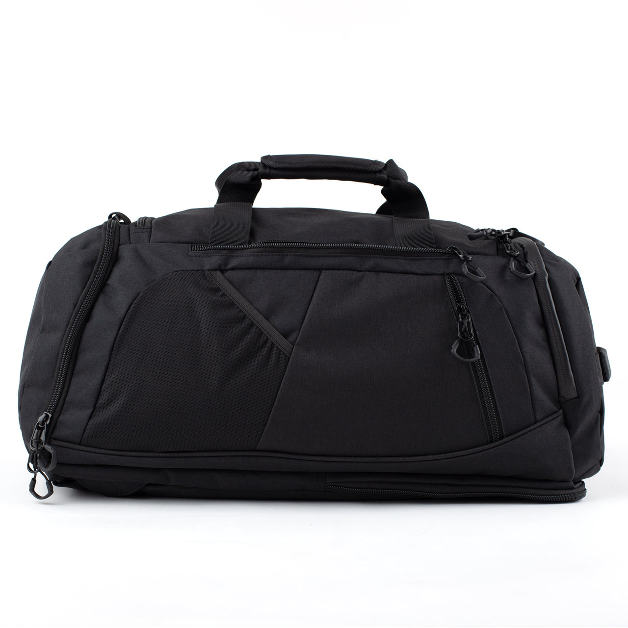 93brand "Construct" Convertible Gear Bag (Duffel/Backpack Hybrid) - Black