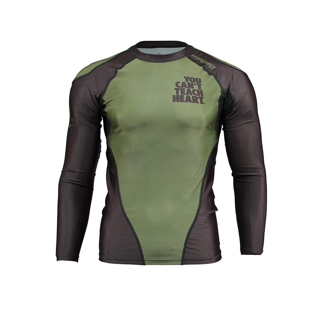 Hyperfly "YCTH" Rash Guard - Black/Green
