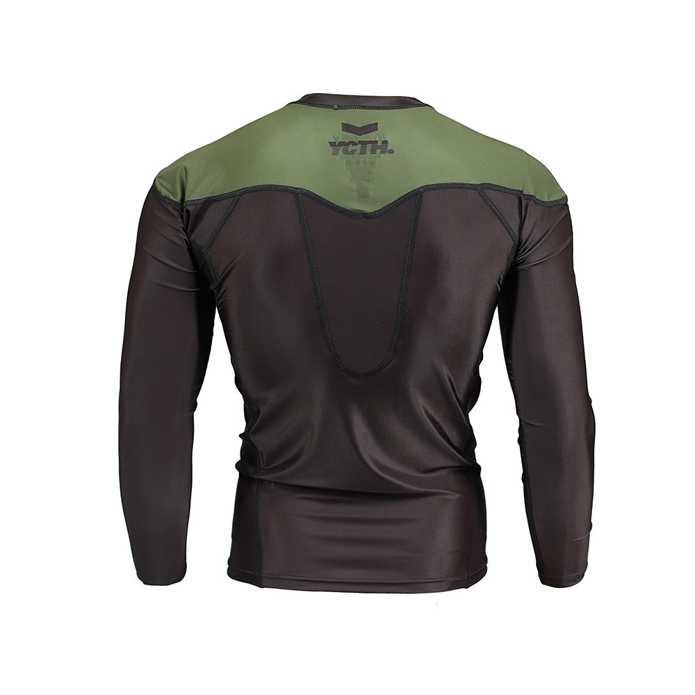 Hyperfly "YCTH" Rash Guard - Black/Green