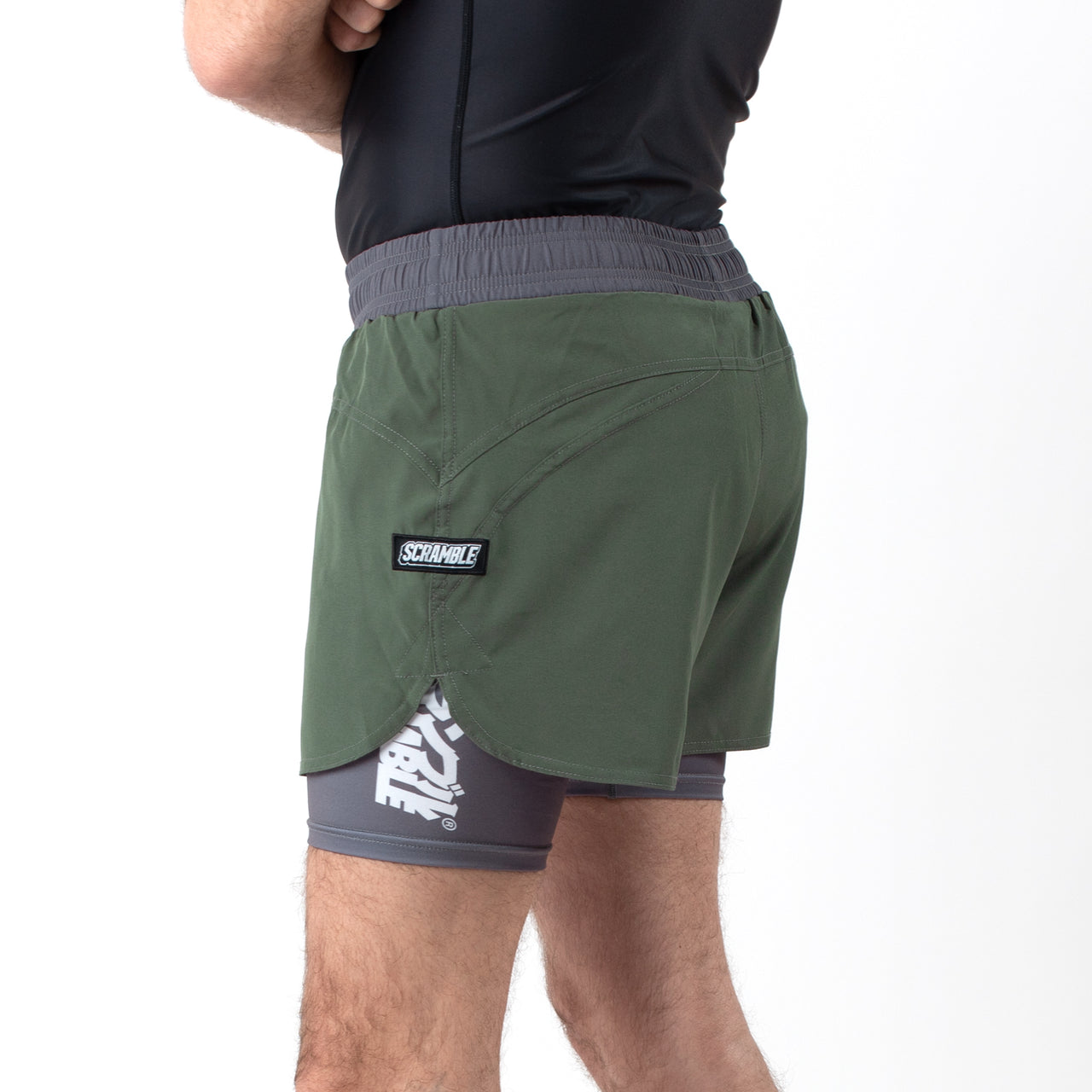 Scramble Combination Shorts - Green/Grey