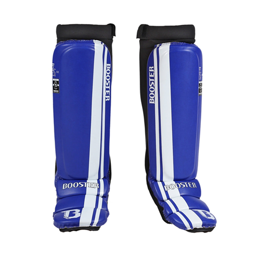 Booster MMA Shin and Instep - Blue/White