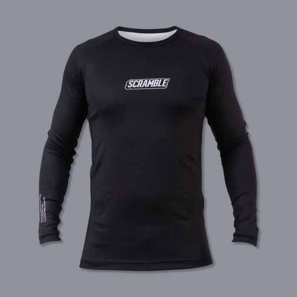 Scramble "3D Logo" Long Sleeve Rash Guard