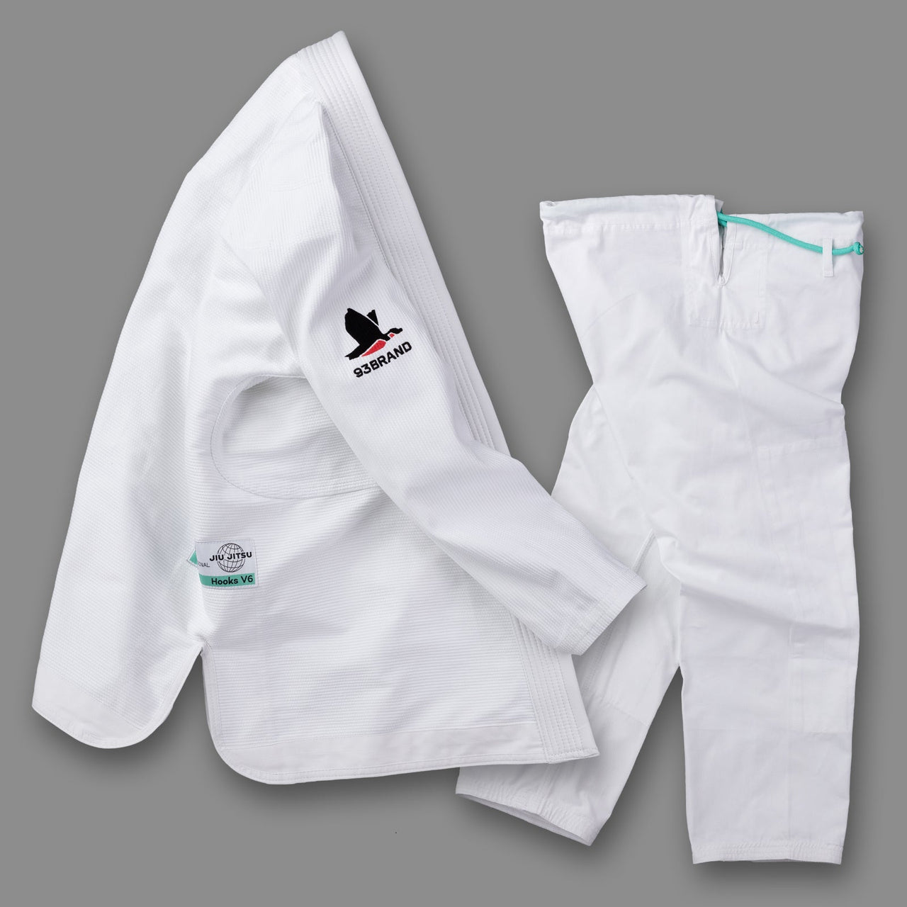93brand Hooks V6 Women's BJJ Gi - White