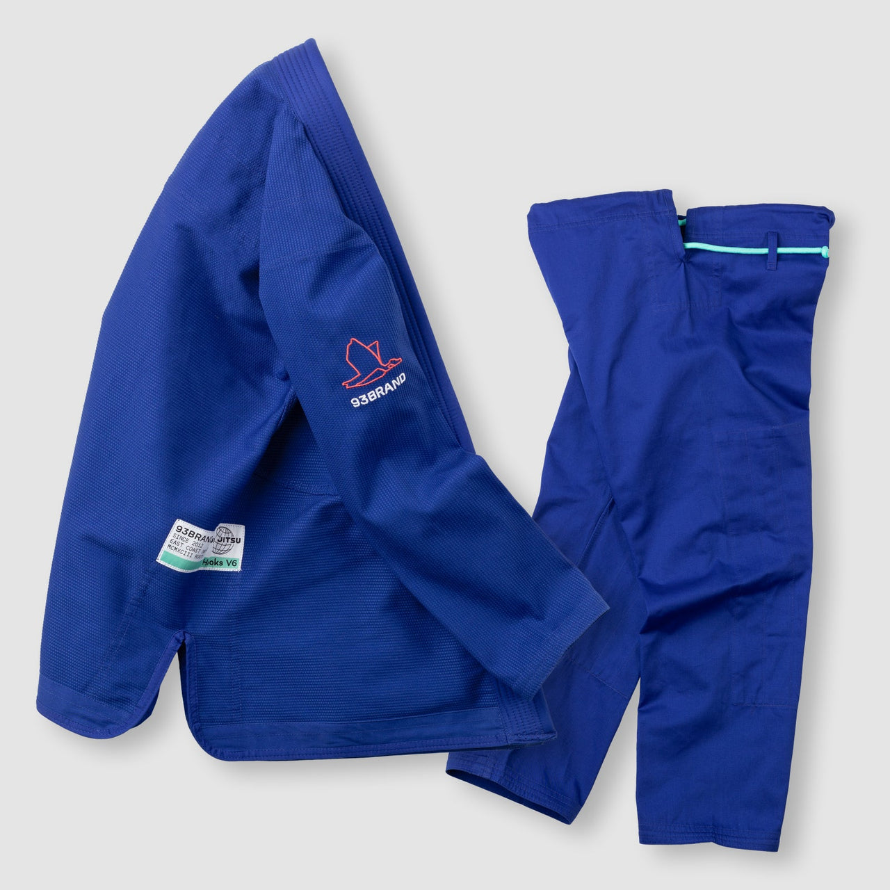 93brand Hooks V6 BJJ Gi - Royal Blue