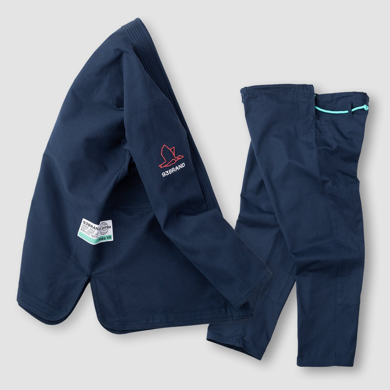 93brand HOOKS V6 Women's BJJ Gi - Navy