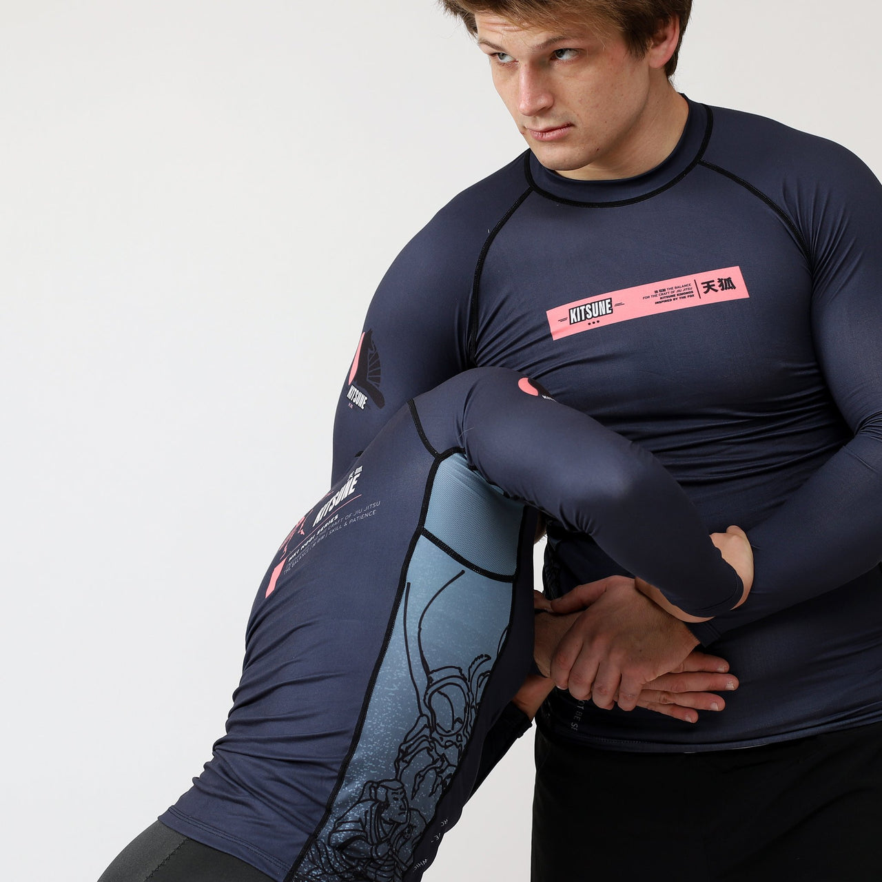 Kitsune "MK1" Long-Sleeve Men's Rashguard