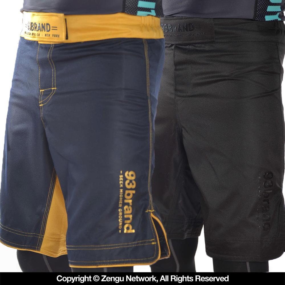 93brand Standard Issue Shorts 2pack (Black/Black,Navy/Gold)