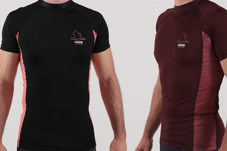 93brand Standard Issue S/S Rash Guards 2-PACK (Burgundy, Black)