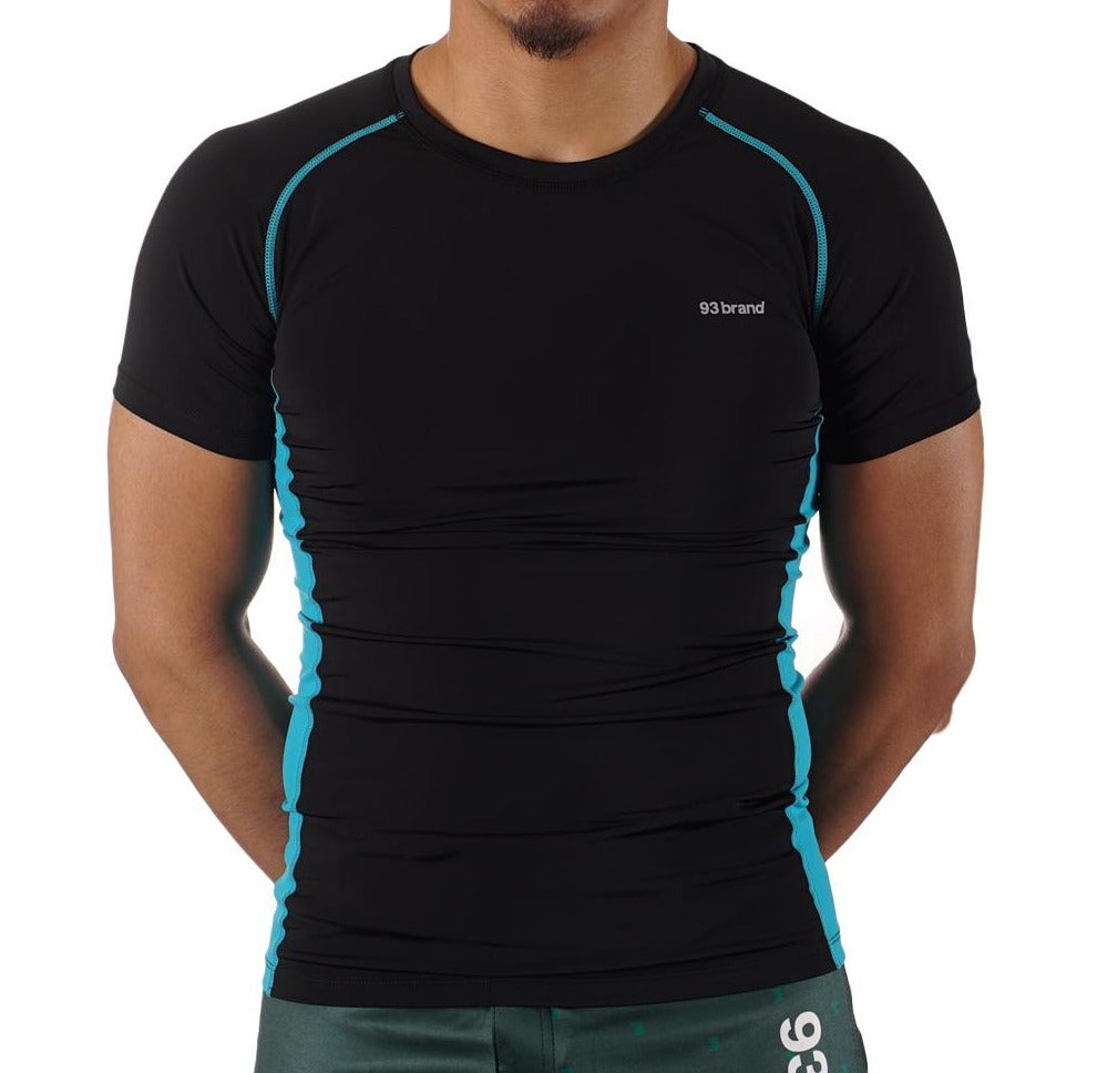 93brand "Standard Issue" Short-Sleeve Rash Guard - Tron