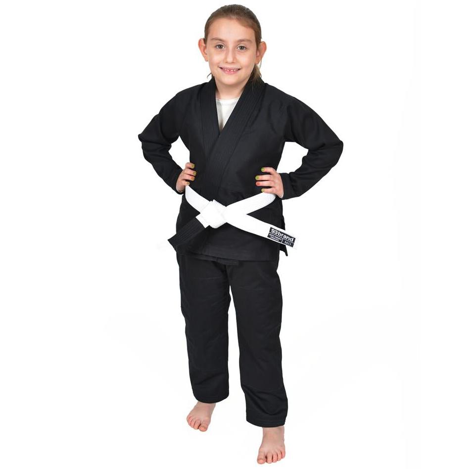 93brand "Standard Issue" V1.2 Children's BJJ Gi - Black