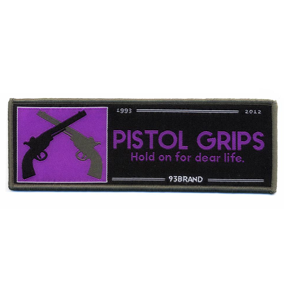 93brand "Pistol Grips" BJJ Gi Patch