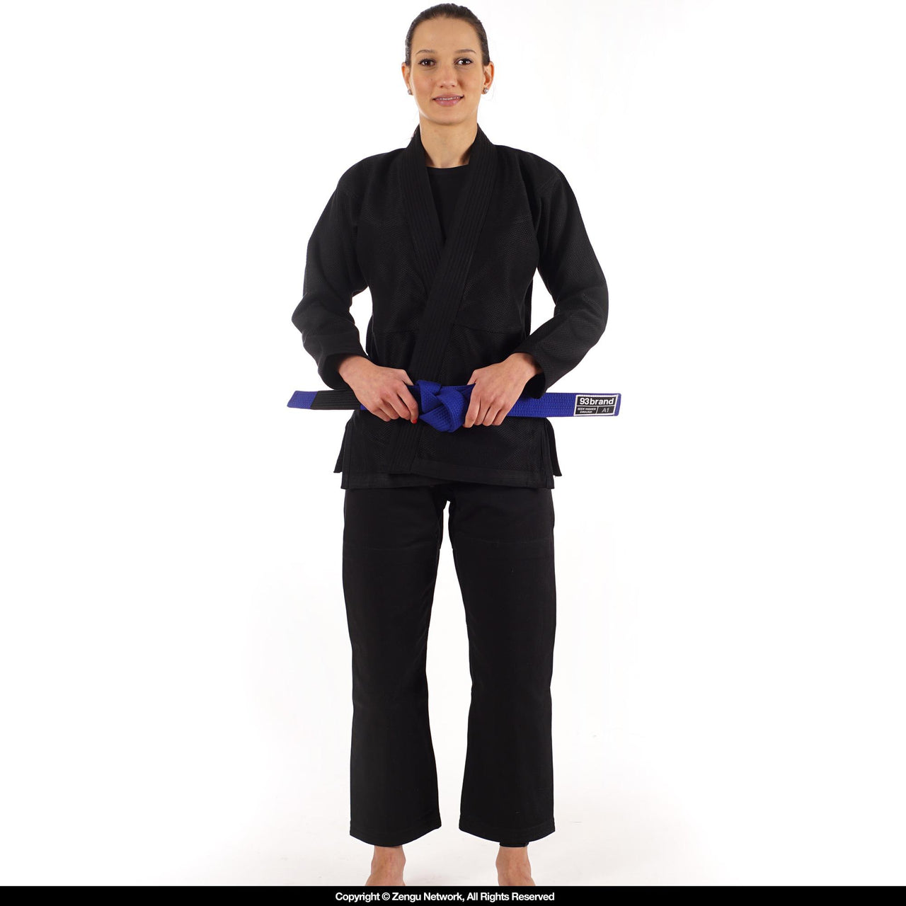 93brand Original "Standard Issue" Women's Jiu Jitsu Gi (First Gen) - Black