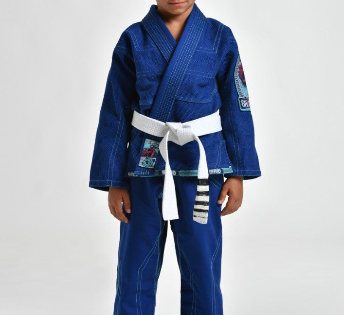 Grips "Triple J" Children's BJJ Gi - Blue