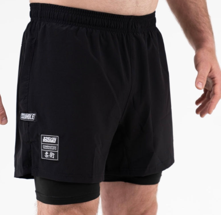 Scramble Combination Shorts - Black/Black