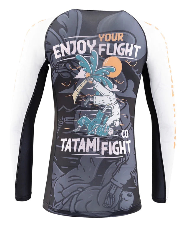 Tatami "Enjoy Your Flight" Eco Tech Recycled Women's Rash Guard
