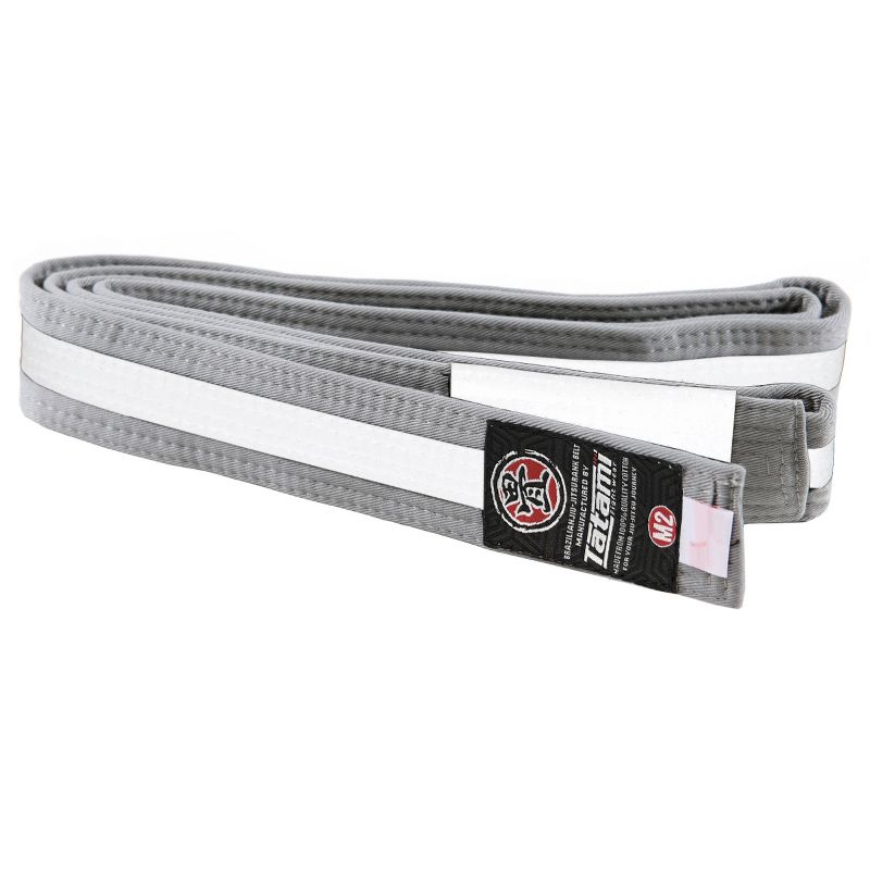 Tatami IBJJF Ranked Children's Belt - Grey/White
