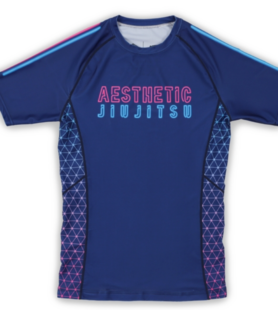 Aesthetic "Neon" Short Sleeve Rash Guard