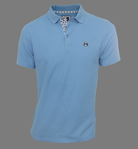 Inverted Gear "Panda Polo" Shirt - Blue