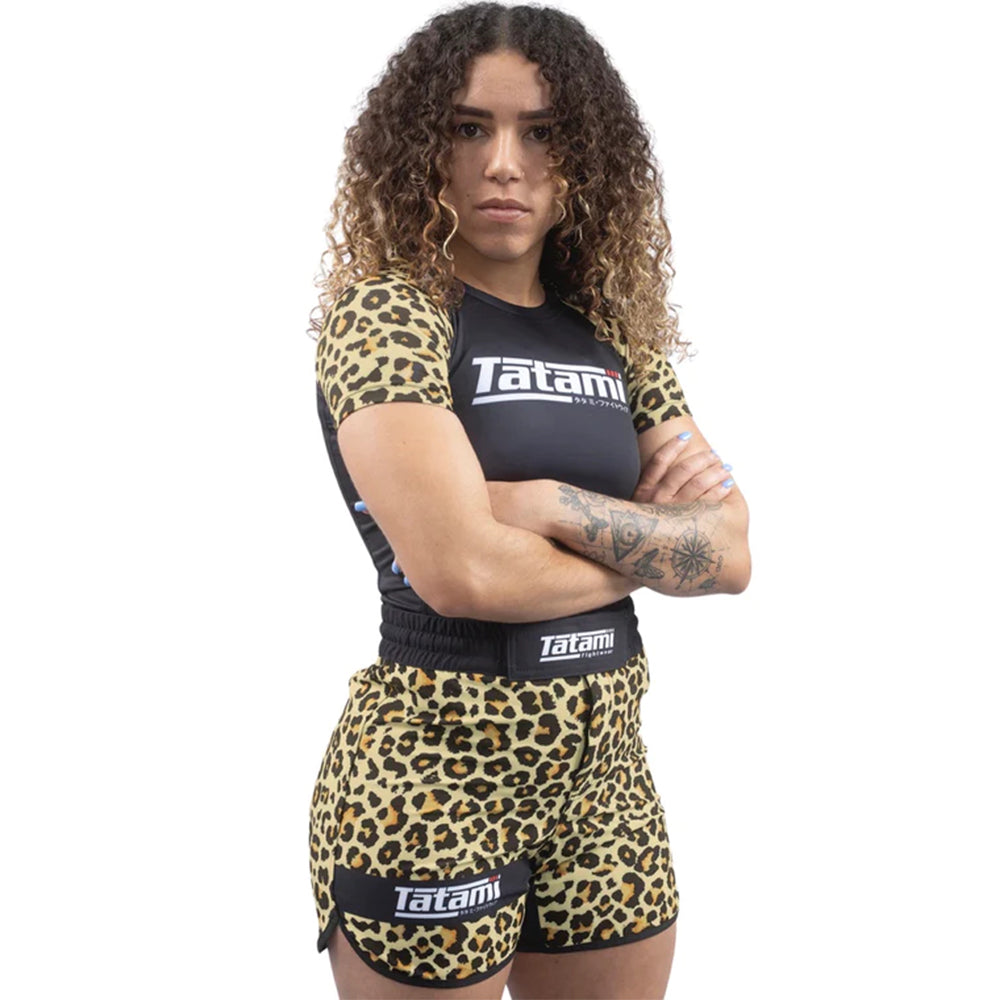 Tatami "Recharge" Women's Rash Guard - Leopard