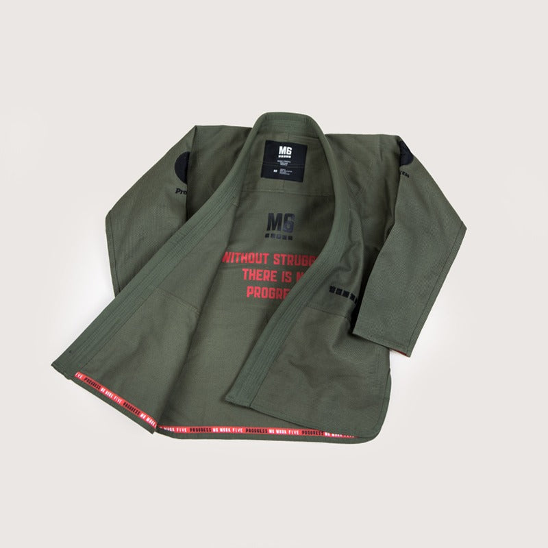 Progress M6 BJJ Gi (Olive Green) Mark 5 Edition