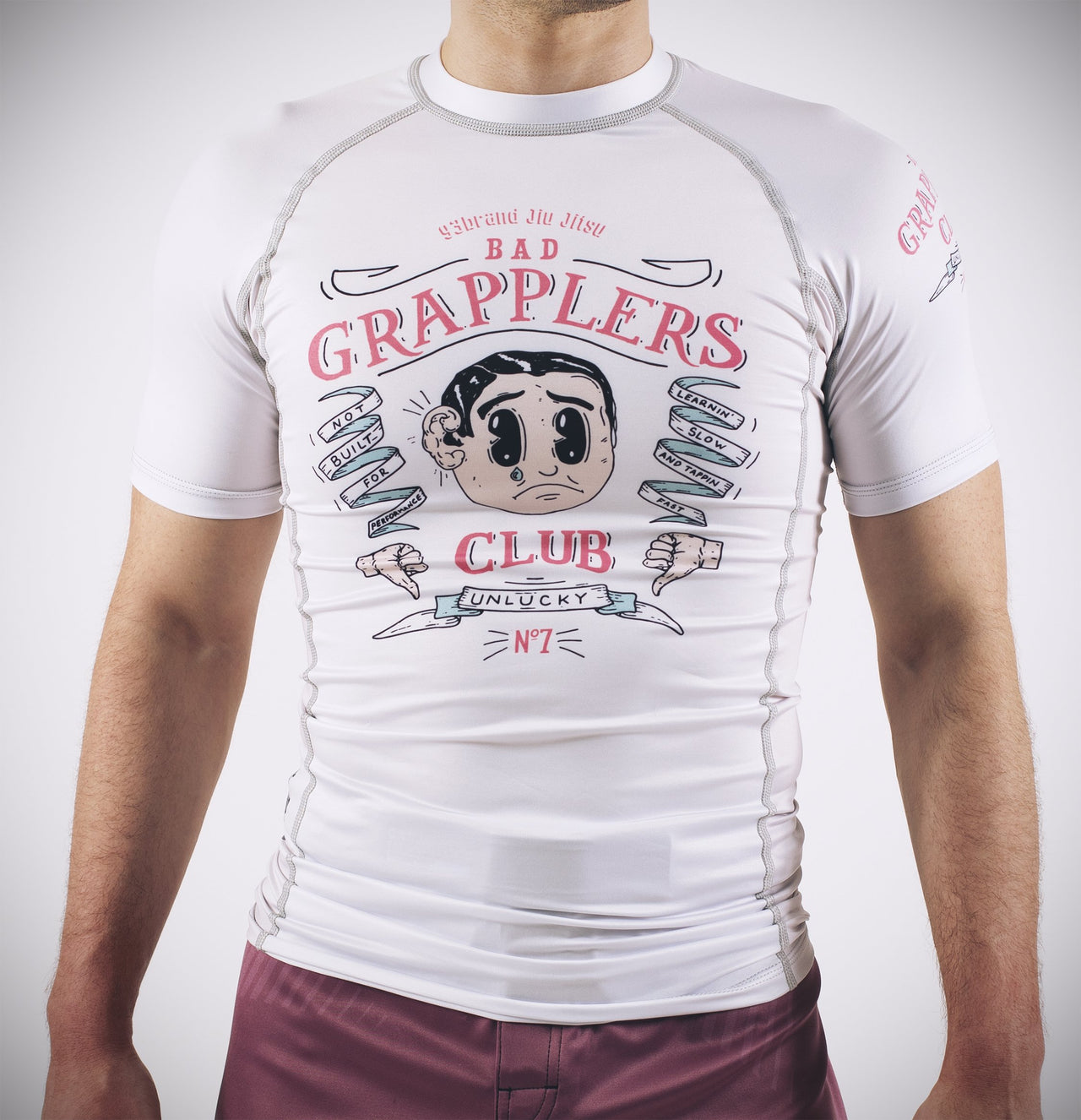 93brand "Bad Grapplers Club" Rash Guard - Short Sleeve