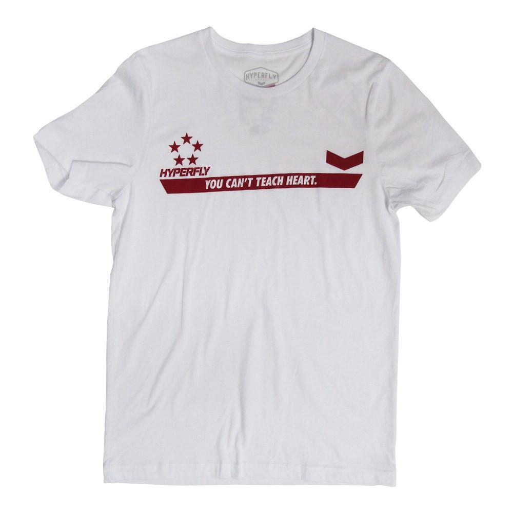 Hyperfly "League" T-Shirt - White/Red