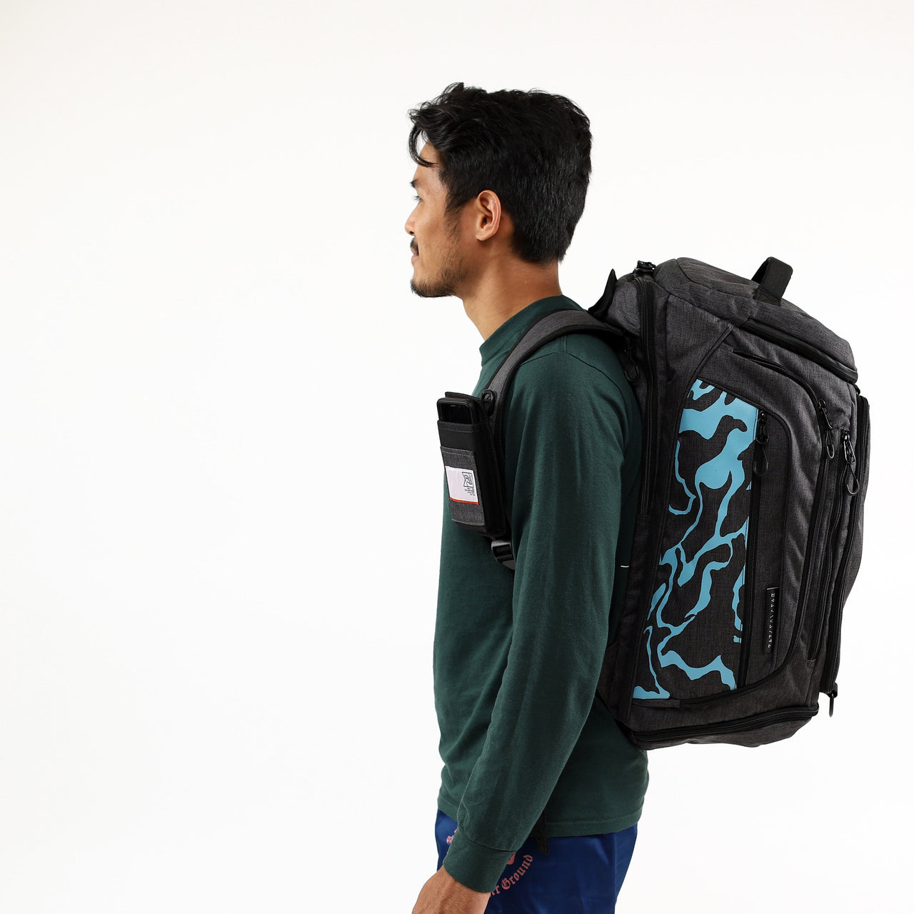 93brand "Construct" Convertible Gear Bag (Duffel/Backpack Hybrid)