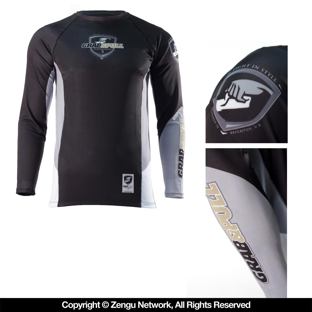 Grab and Pull IBJJF Ranked Rash Guards
