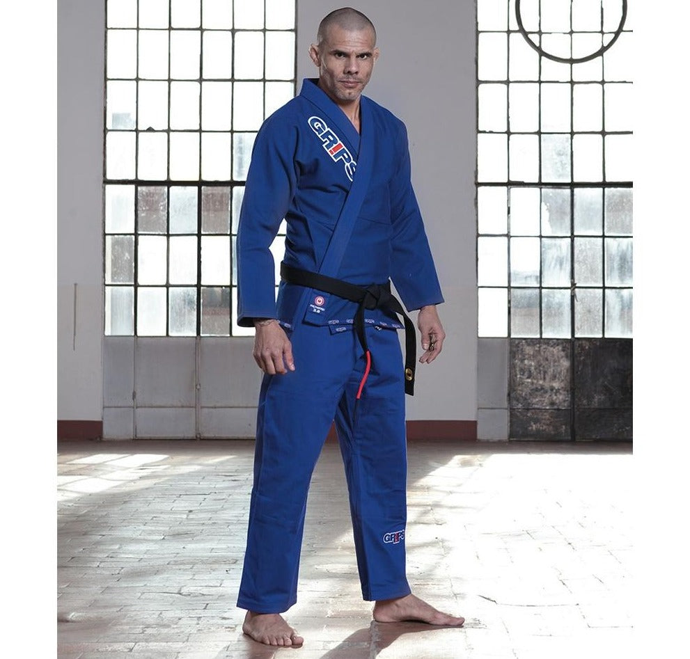 Grips Primero 3.0 Blue BJJ Gi