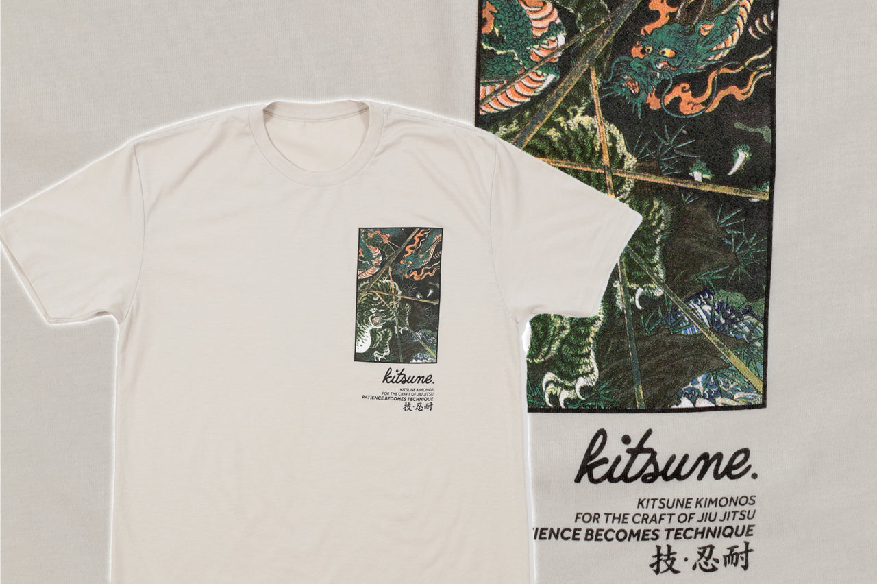 Kitsune BOX T-Shirt - Minimal Edition (Sueded Blend)