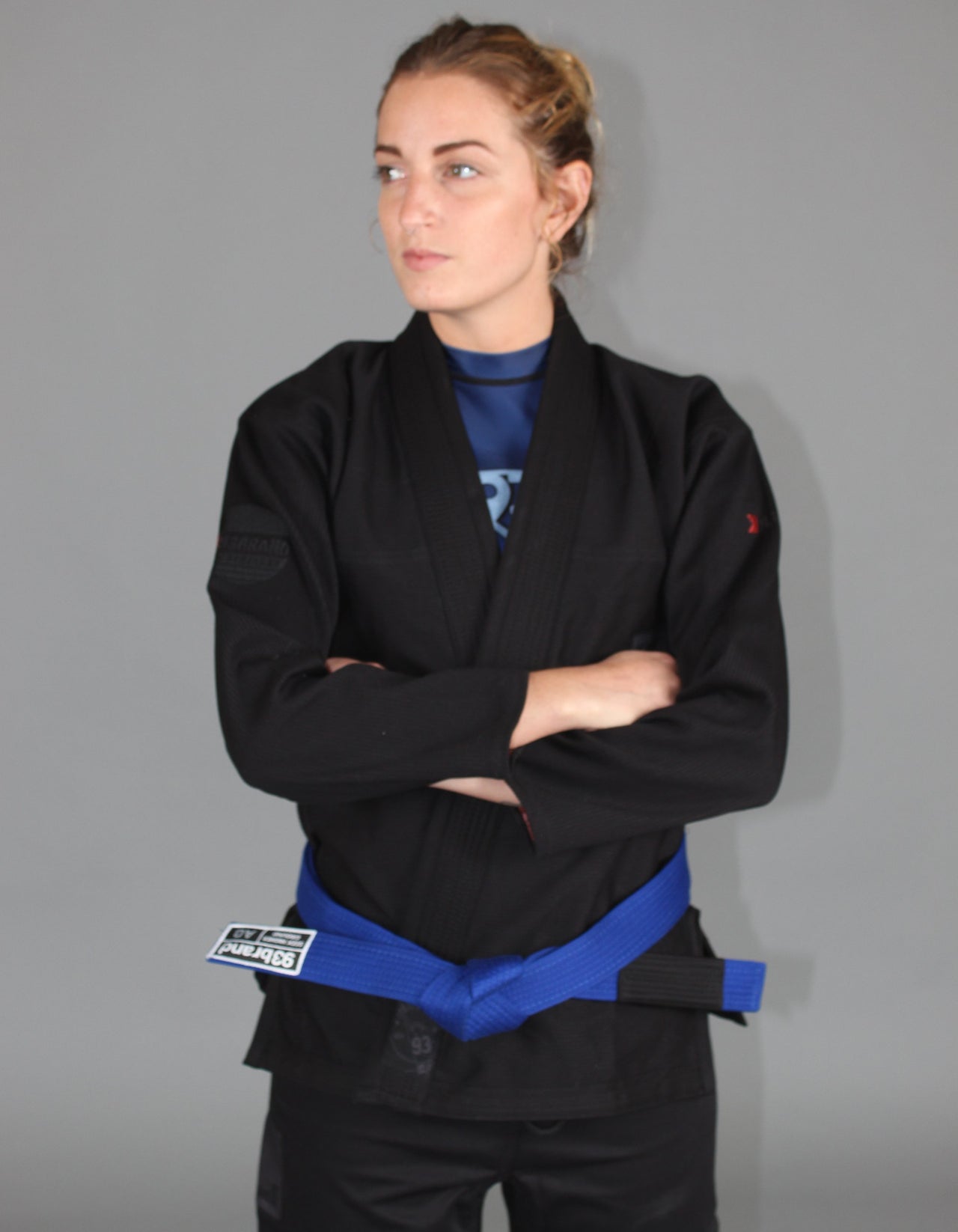 93brand "HOOKS V4" Women's Jiu Jitsu Gi - Blacked Out Special Edition