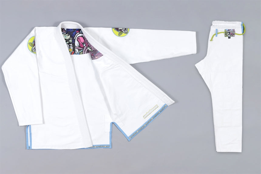 Meerkatsu "Zen Unicorn" Women's BJJ Gi - White