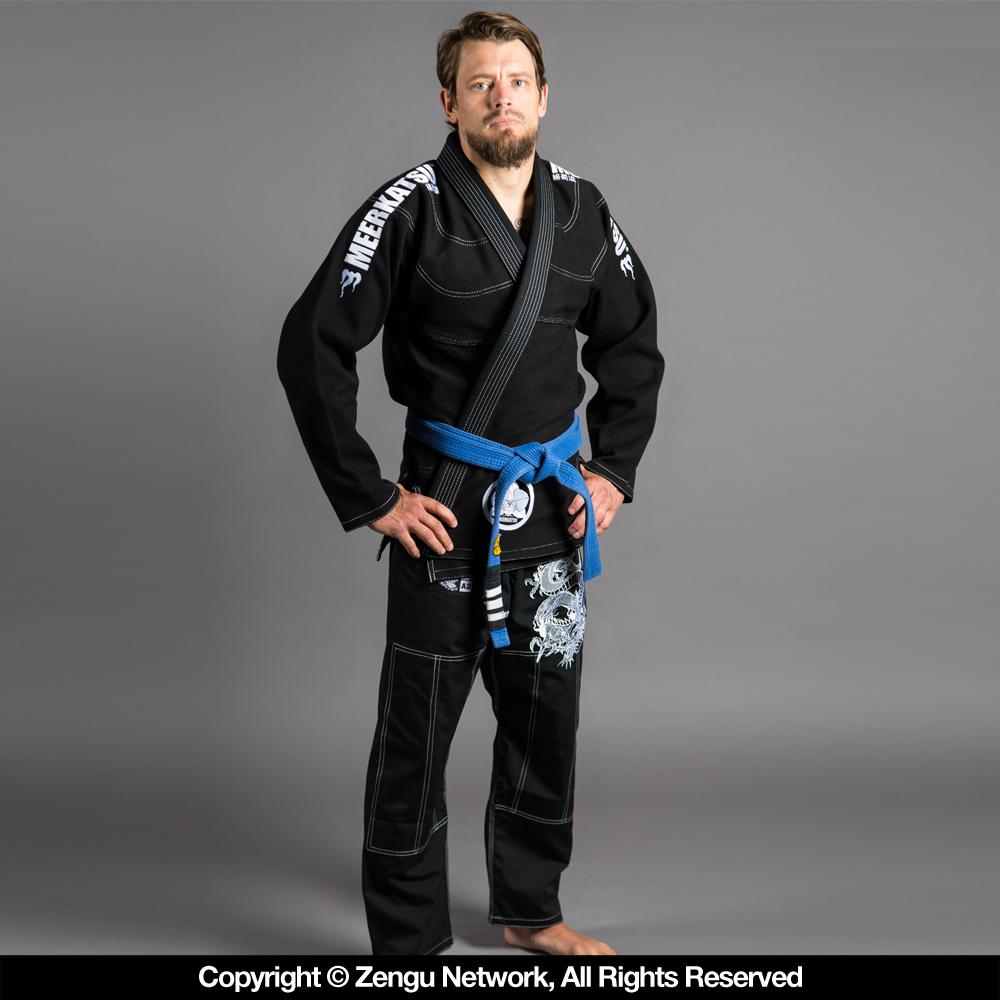 Meerkatsu "Orchid Dragon" Black BJJ Gi