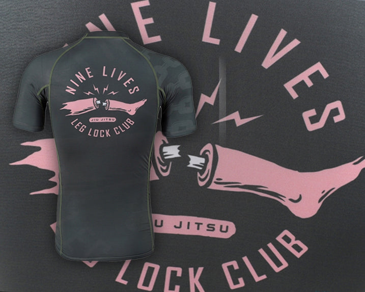 Nine Lives "Leg Lock Club" Men's Rash Guard