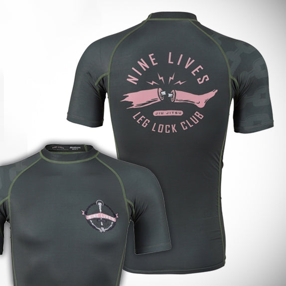 Nine Lives "Leg Lock Club" Men's Rash Guard