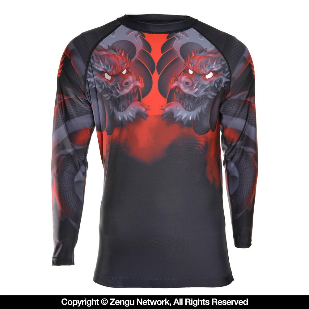 Raven "Illustrated Geisha" Rash guard