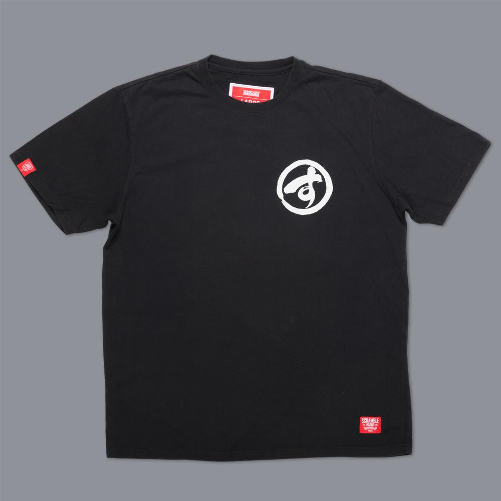Scramble "Brush Logo" T-Shirt - Black