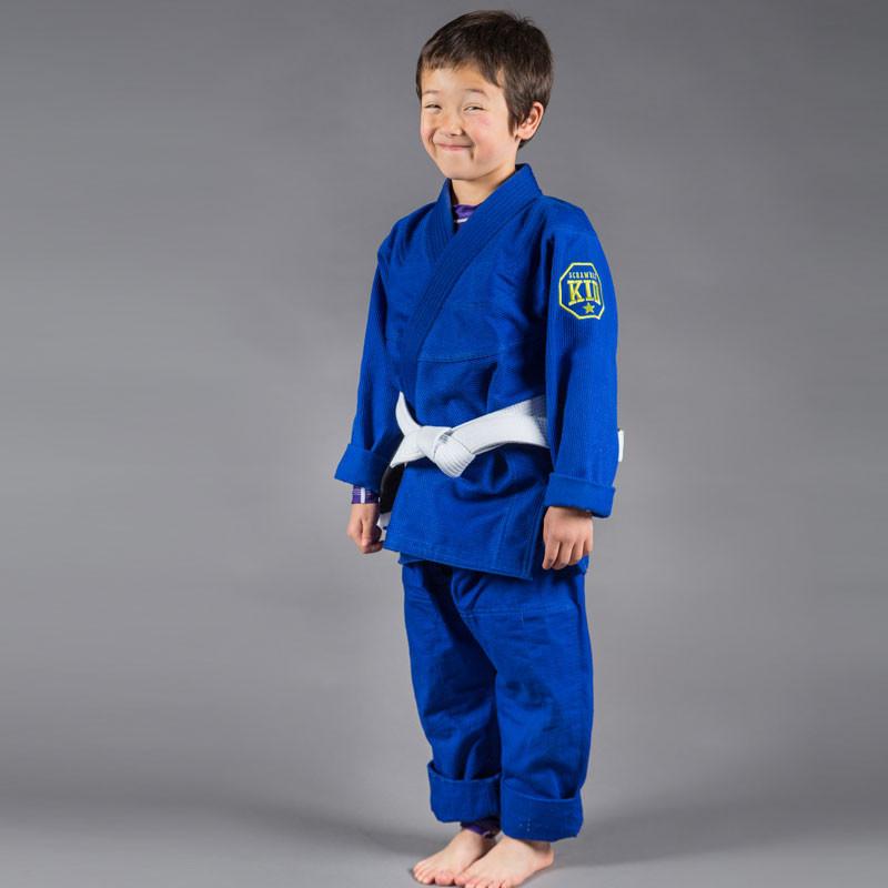 Scramble Children's Blue Jiu Jitsu Gi