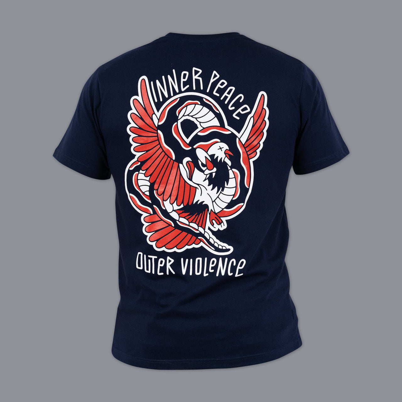 Scramble "Snake and Dove" T-Shirt - Navy