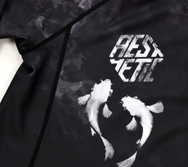 Aesthetic "Sumi-E" Long Sleeve Rash Guard
