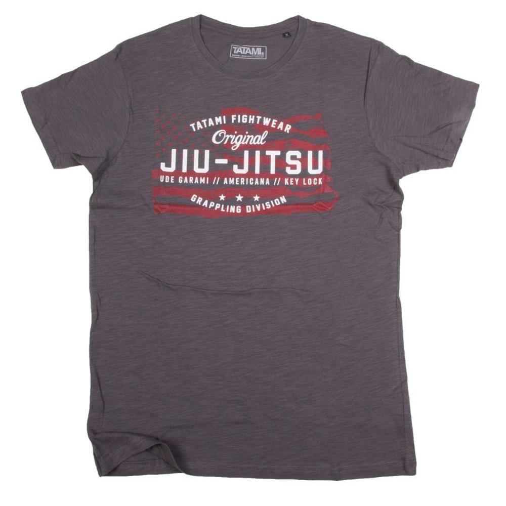 Tatami "Americana" T-Shirt - Grey/Red