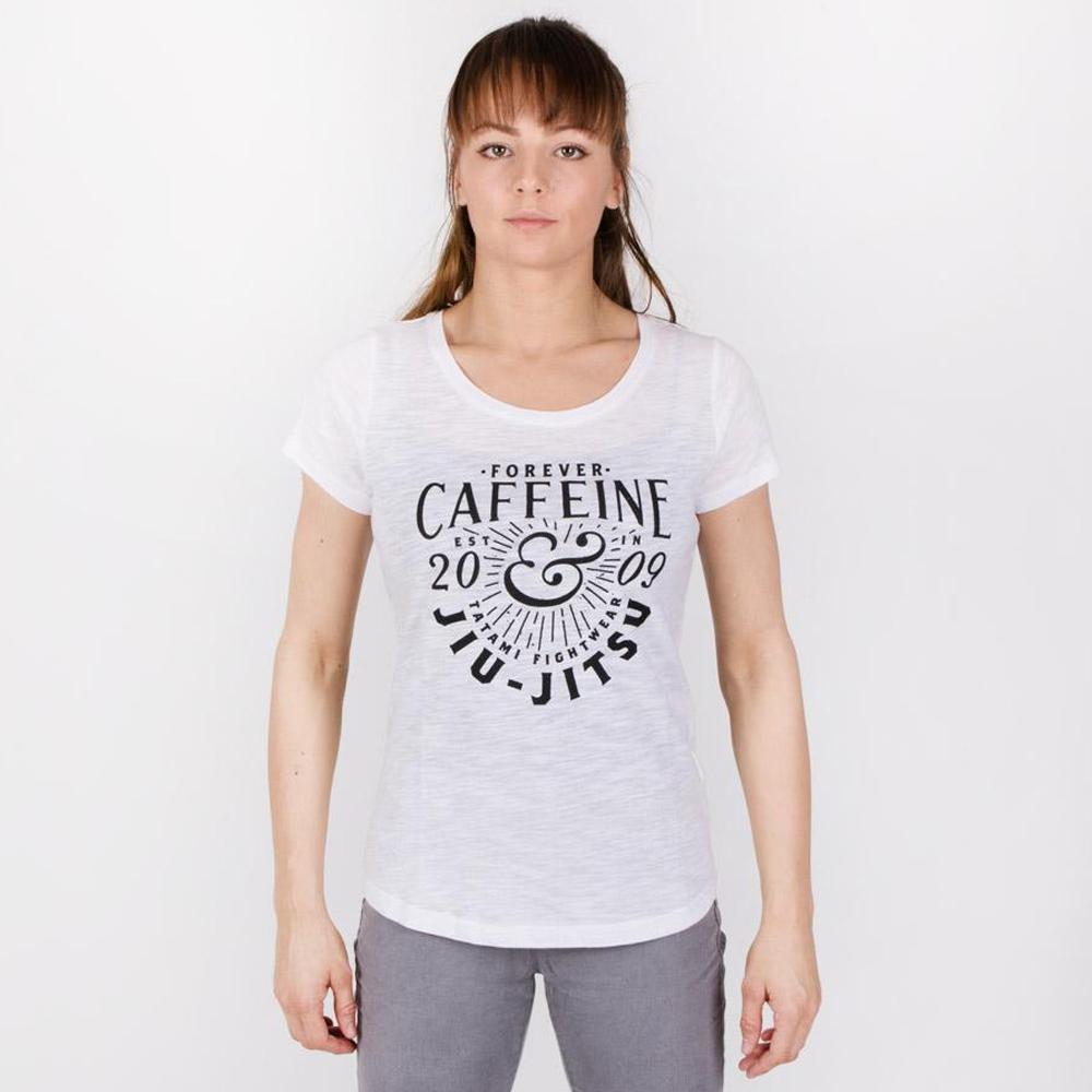 Tatami "Caffeine and Jiu Jitsu" Women's T-Shirt - White