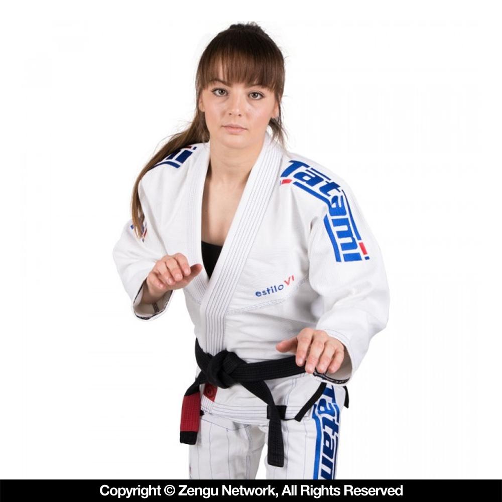 Tatami "Estilo 6.0" Women's BJJ Gi - White/Blue