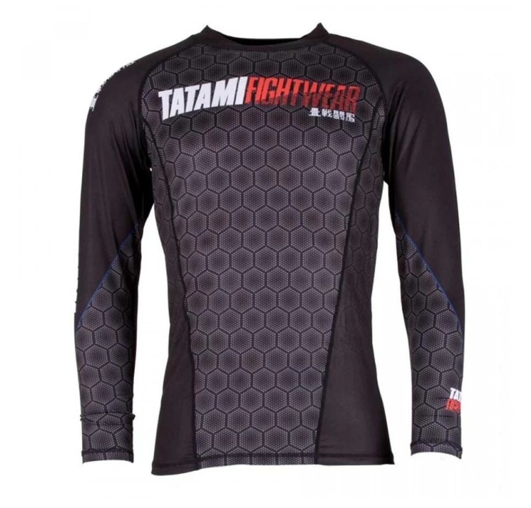 Tatami "Hexagon" Grappling Rash Guard - Black