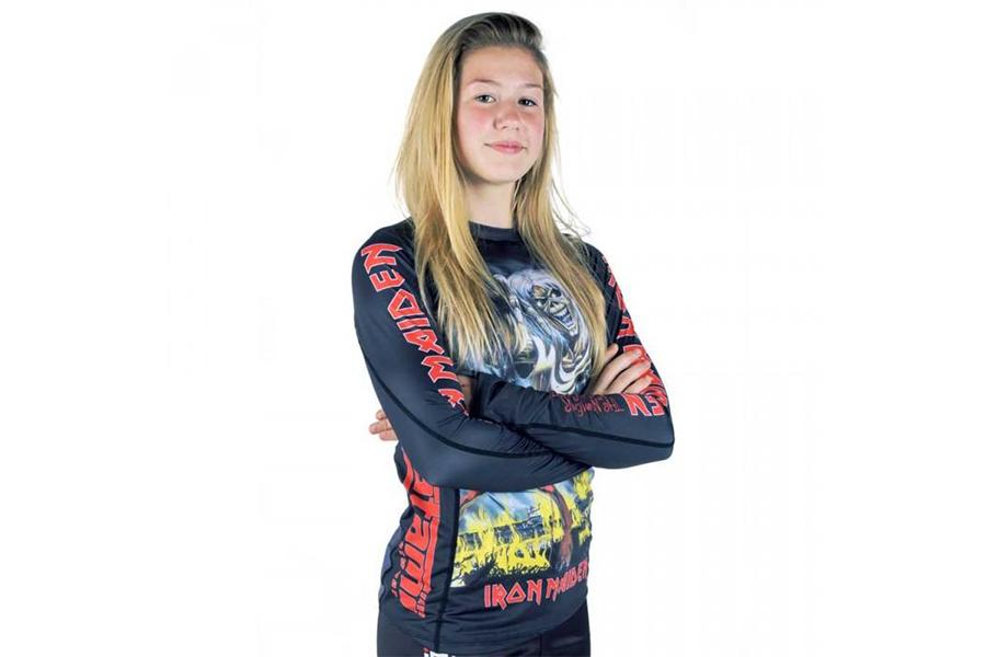 Tatami "Iron Maiden Number Of The Beast" Children's Grappling Rash Guard