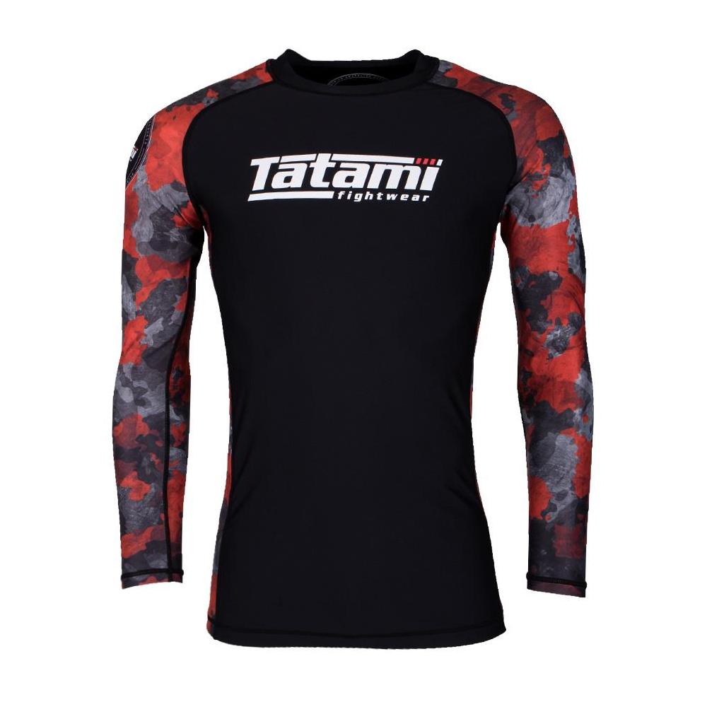 Tatami "Renegade Red Camo" Long Sleeve Rash Guard